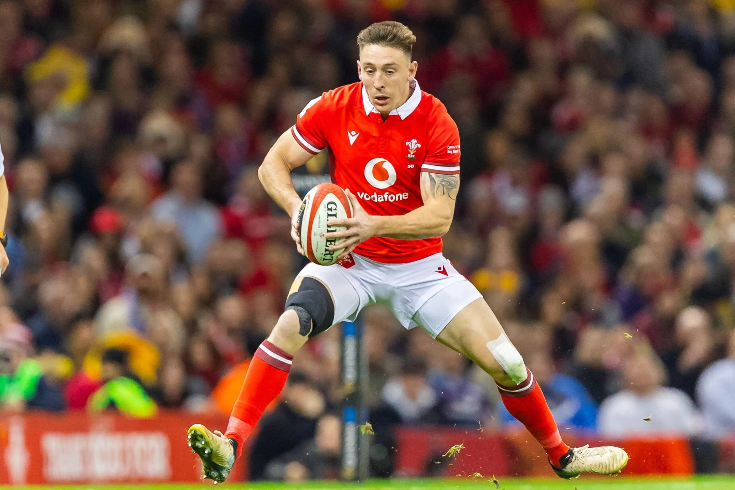 Josh Adams of Wales. Pic: Independent Photo Agency/Alamy Live News
