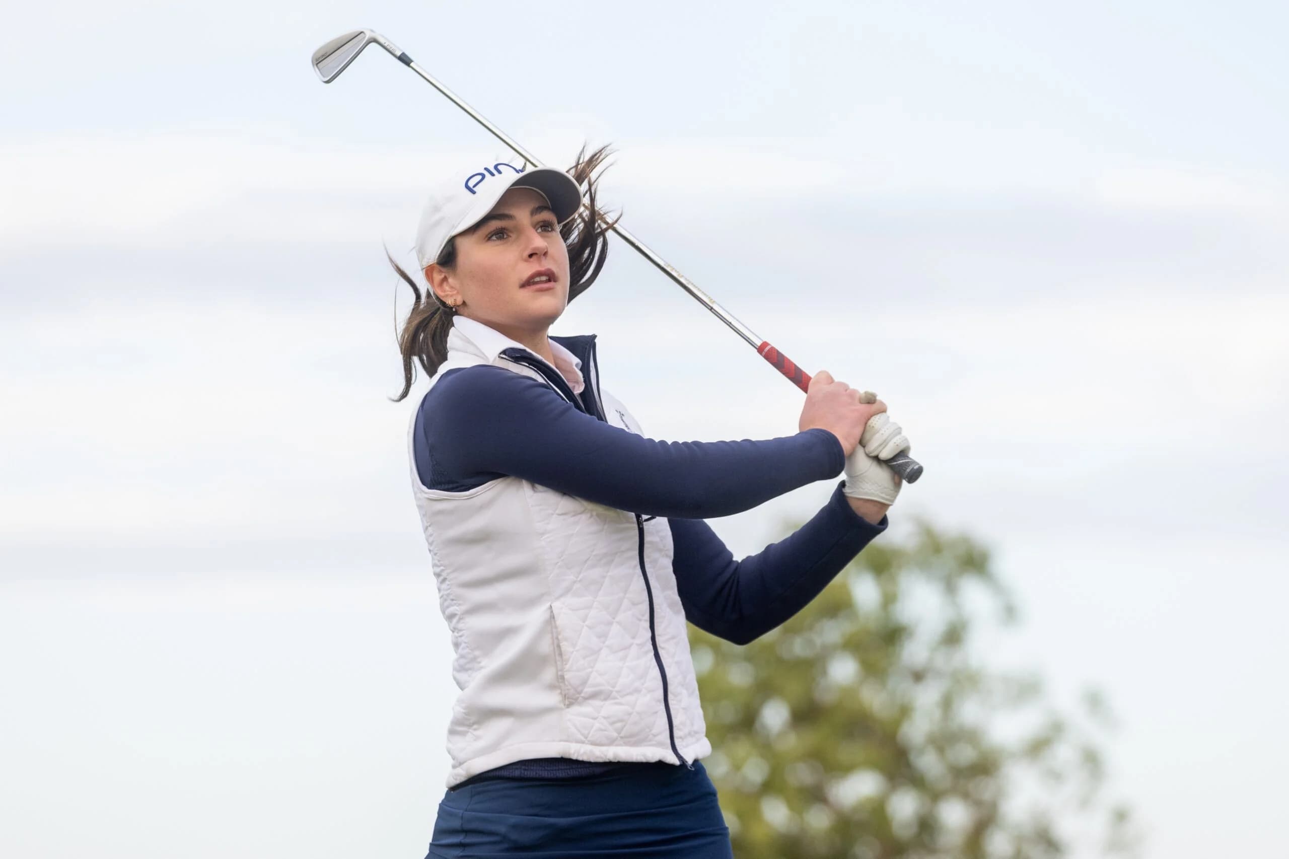 Darcey Harry of Wales during the second round at Al Maaden Golf. Pic: Tristan Jones / LET
