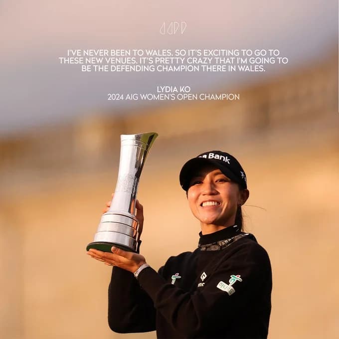 AIG Women&#8217;s Open champion, Lydia Ko. Pic: AIG Women&#8217;s Open
