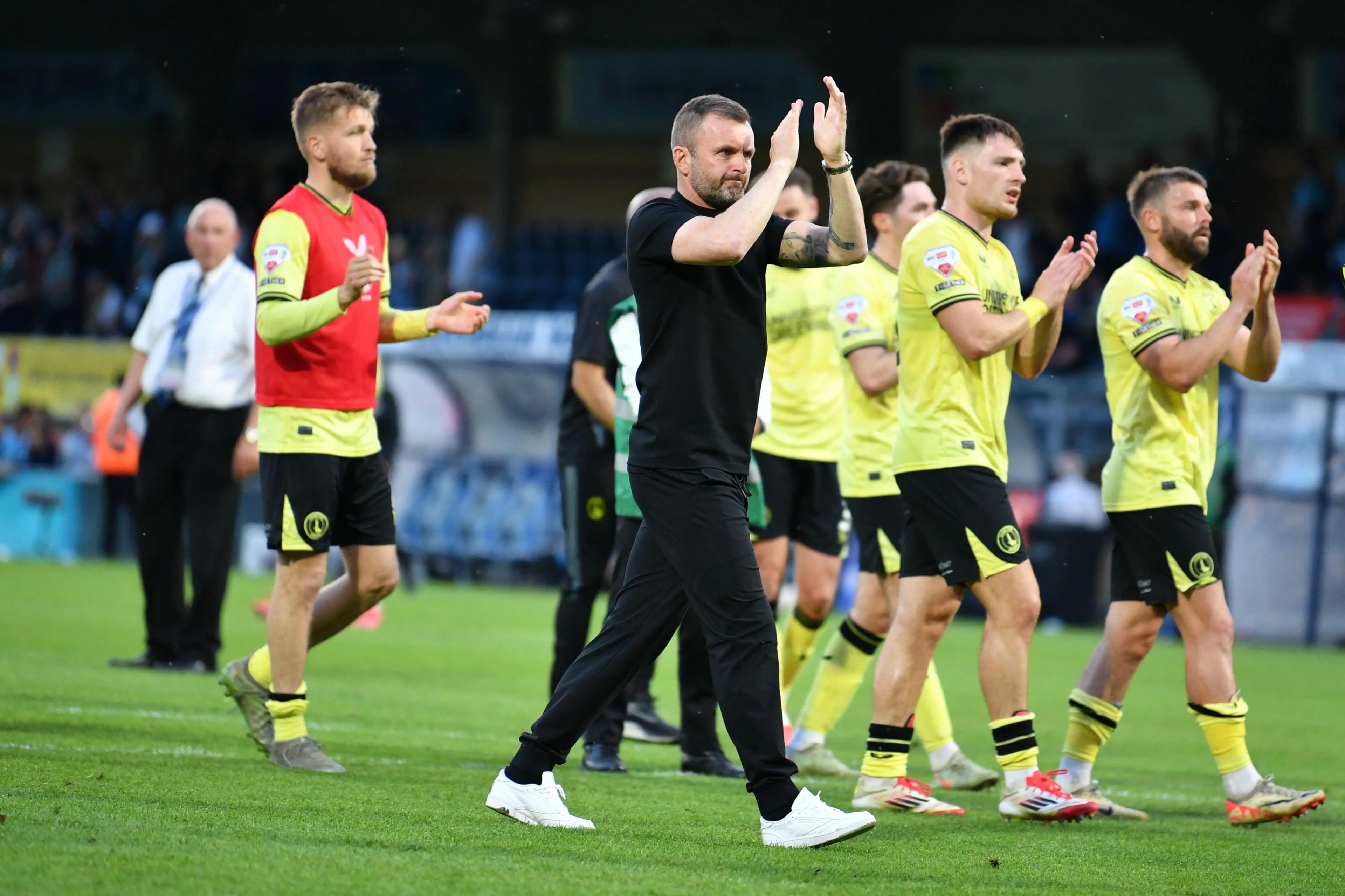 Charlton manager Nathan Jones. Pic: Alamy