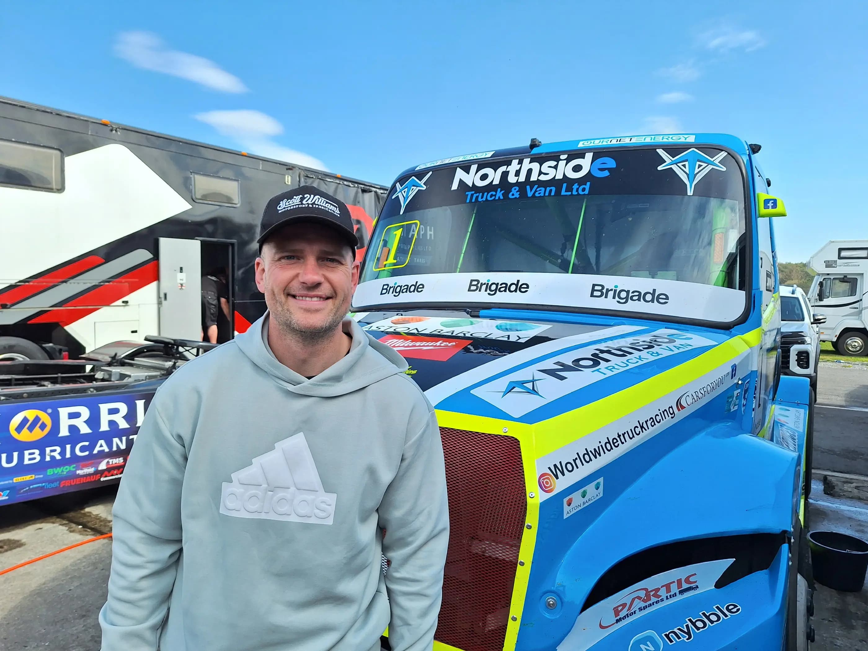 Former Wales rugby international Scott Williams is a monster fan of big trucks.