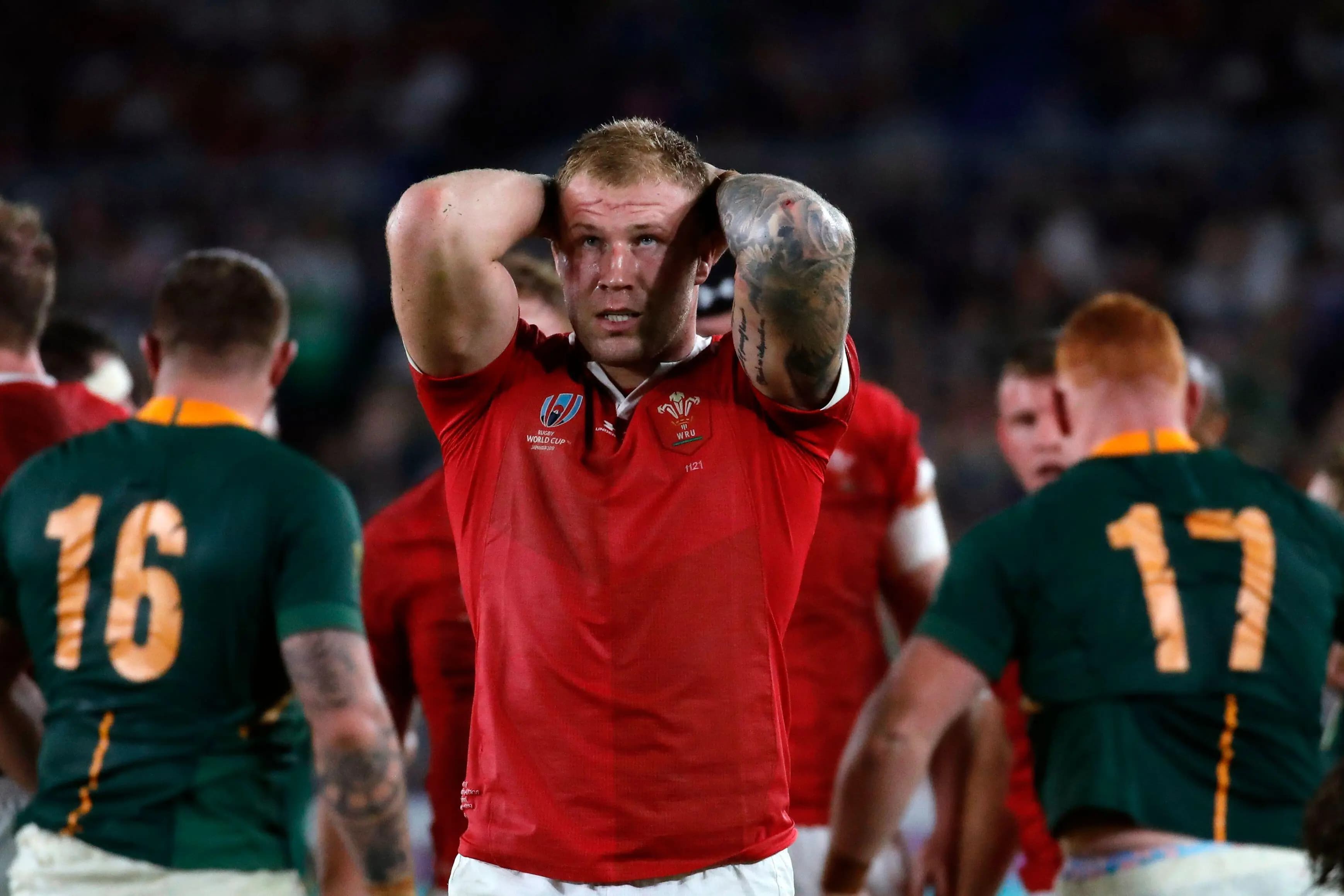 Wales' Ross Moriarty. Pic. Alamy
